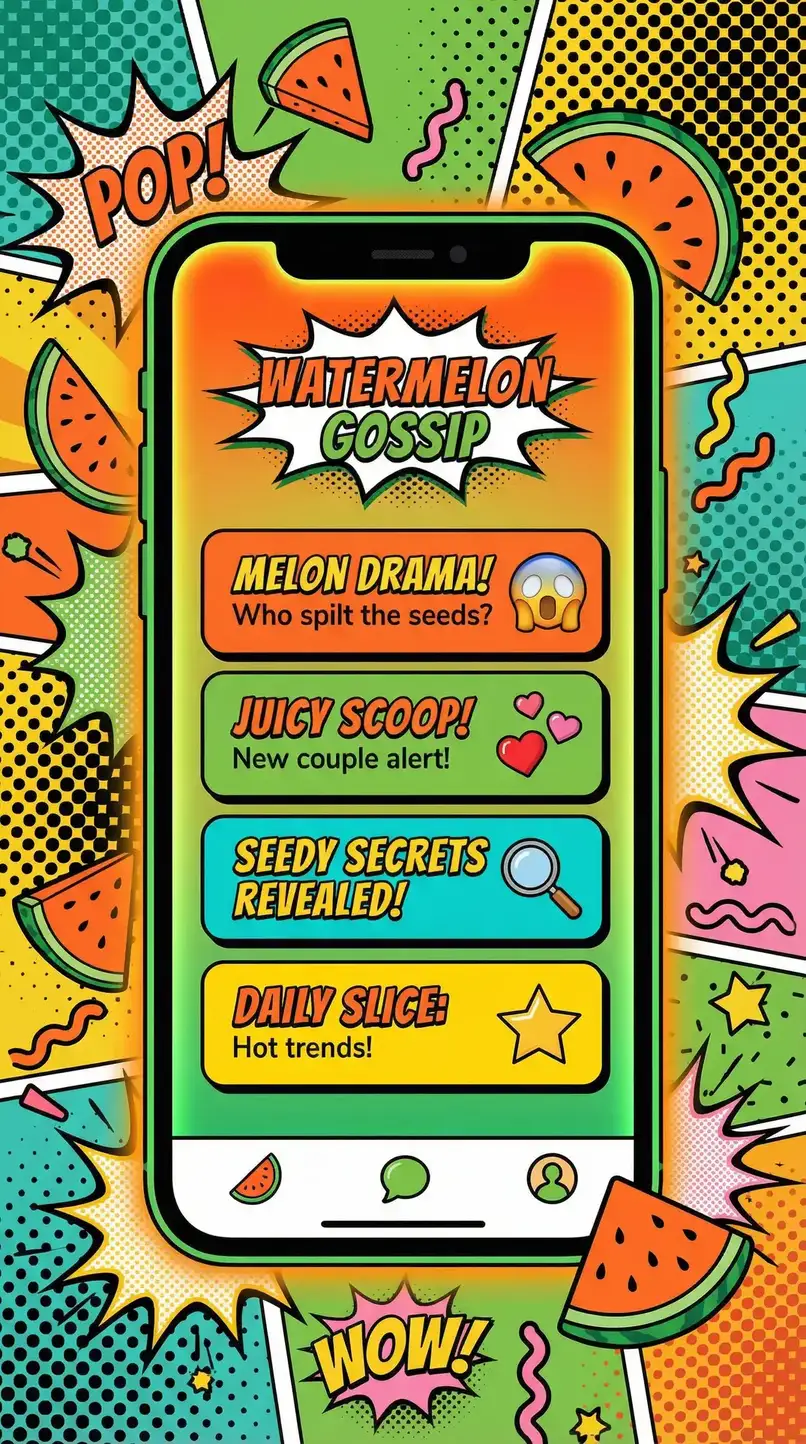 今日吃瓜 APP手机界面展示