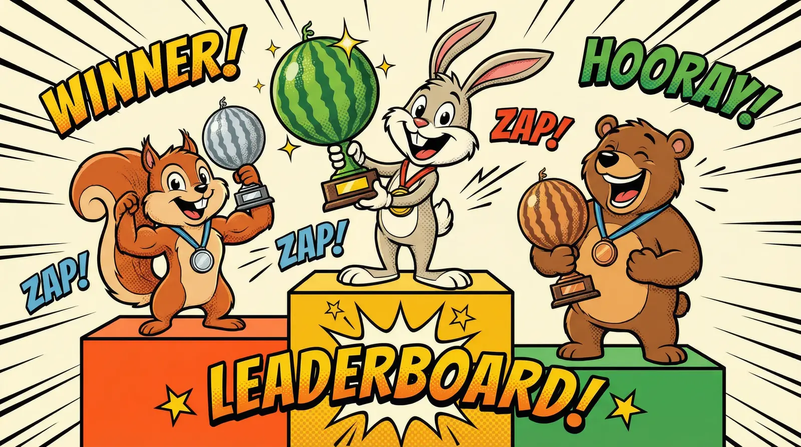 今日吃瓜 瓜王排行榜漫画插图